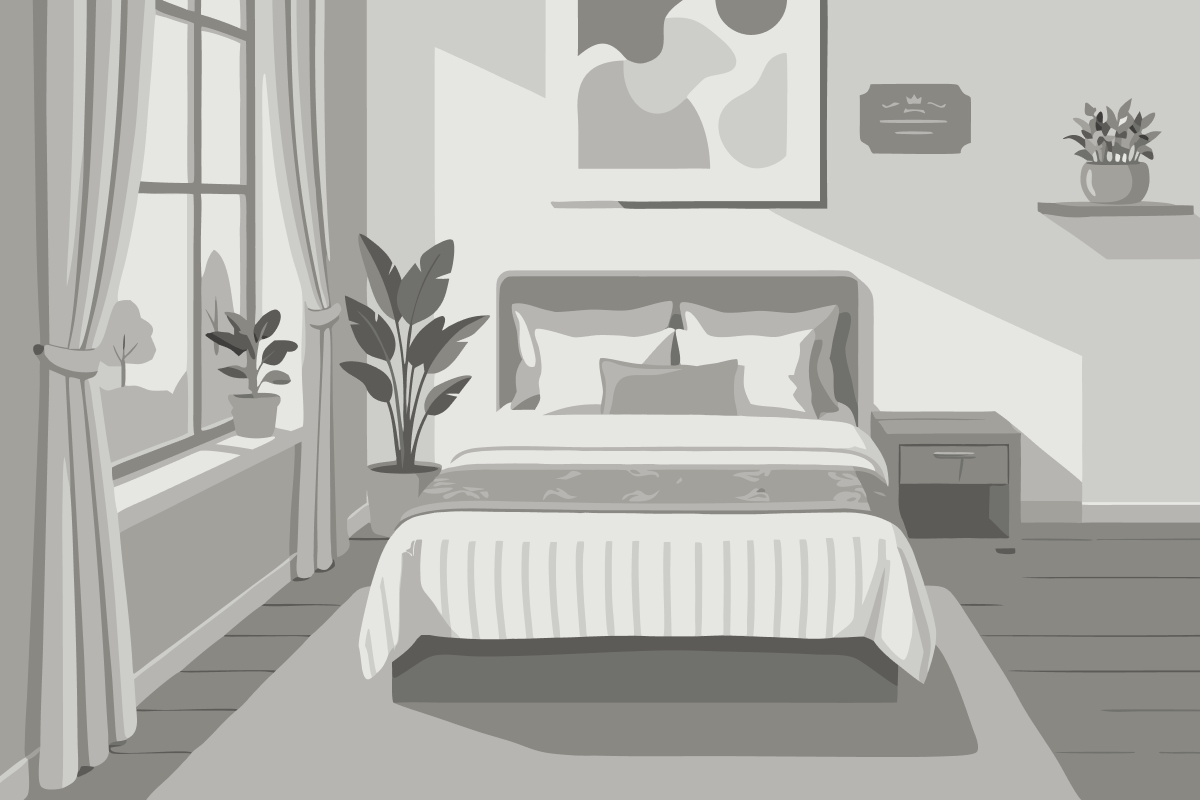 Guest room, 2 Double, City view